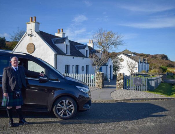 Alistair will make recommendations on the best places to dine when you explore Scotland with us, like the Three Chimneys on the Isle of Skye.