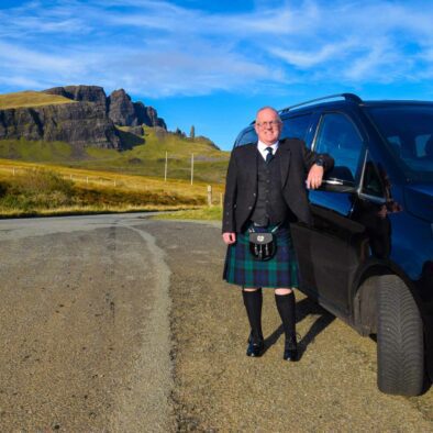 Visit the Old Man of Storr, Kilt Rock and the Quiraing on the Isle of Skye with ASB Chauffeur Drive Scotland