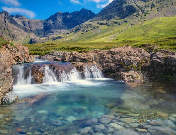 Visit the Fairy Pools on the Isle of Skye with Alistair and ASB Chauffeur Drive Scotland