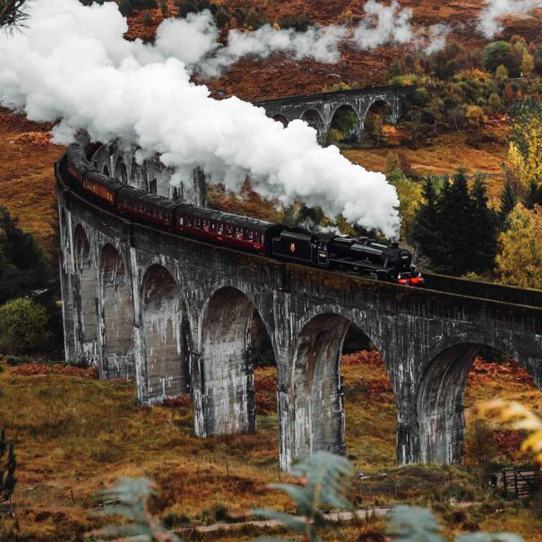 Travel on the Jacobite Steam Train (aka Hogwarts Express) when you explore Film Locations on our Harry Potter & Scottish Film Locations Private Tour.