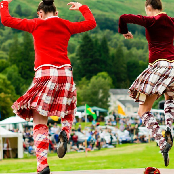 Highland Dancers at Scottish Highland Games Day